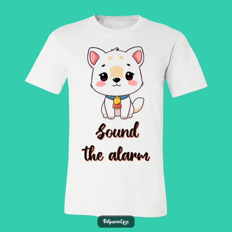 Funny Jingling Collar T-Shirt: Cute Pet Animal Apparel For A Good Laugh
