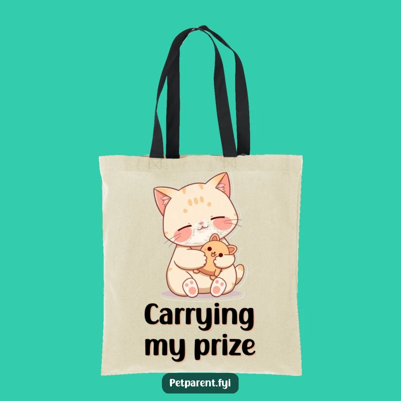 Funny Cat Toy Tote Bag - Carry Your Comfort - Stylish Gift