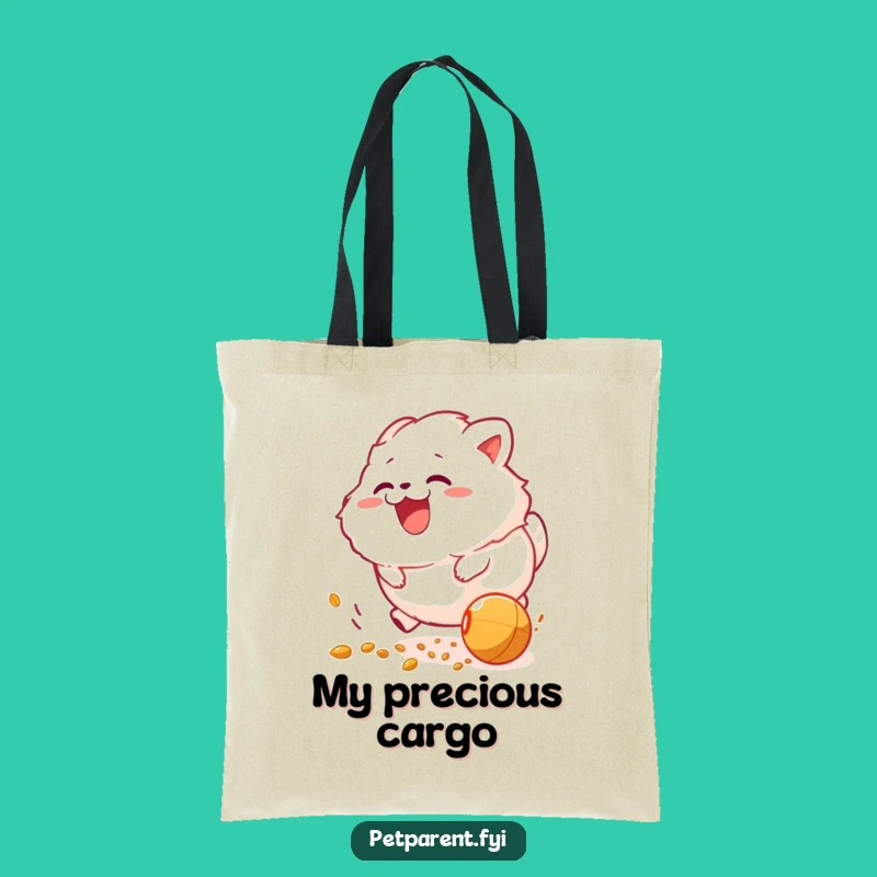 Funny Creature Food Chase Tote Bag - Hilarious Bag for Snack Lovers