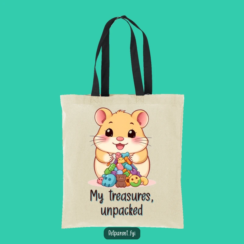 Funny Hamster Accessories Tote Bag: Carry Your Pet Essentials in Style